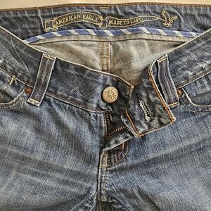 American Eagle Outfitters Low Rise Blue Jeans